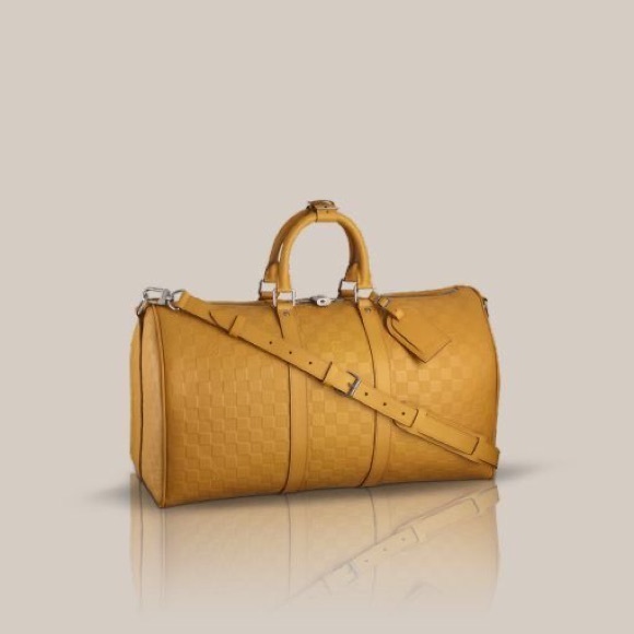 Louis Vuitton mustard duffel bag - Picture 3 of 3